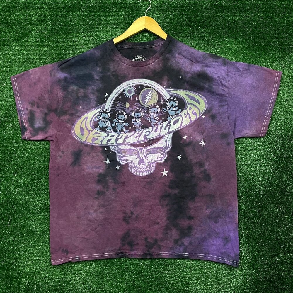 Grateful Dead Oversized Tie Dye Rock Band T-Shirt Size S/M